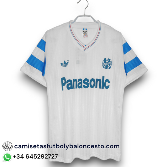 Camiseta Olympique de Marsella 1990-1991 Local