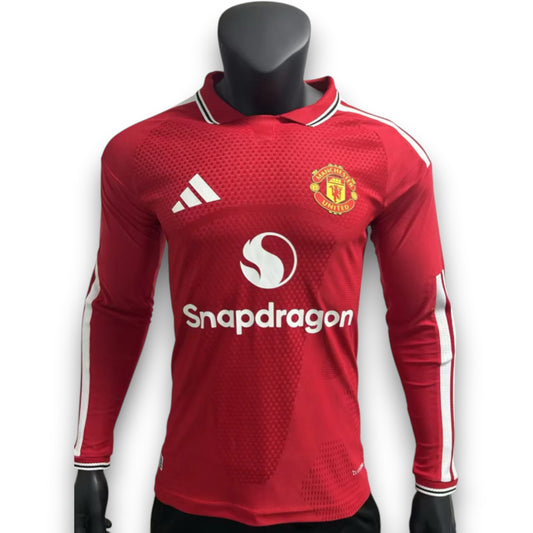 Camiseta Manchester United 2026-2027 Local Manga Larga - Version Pro Player