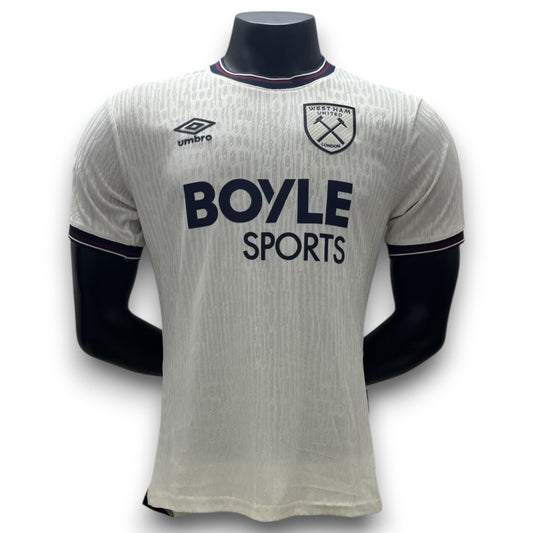 Camiseta West Ham 2025-2026 Visitante - Version Pro Player
