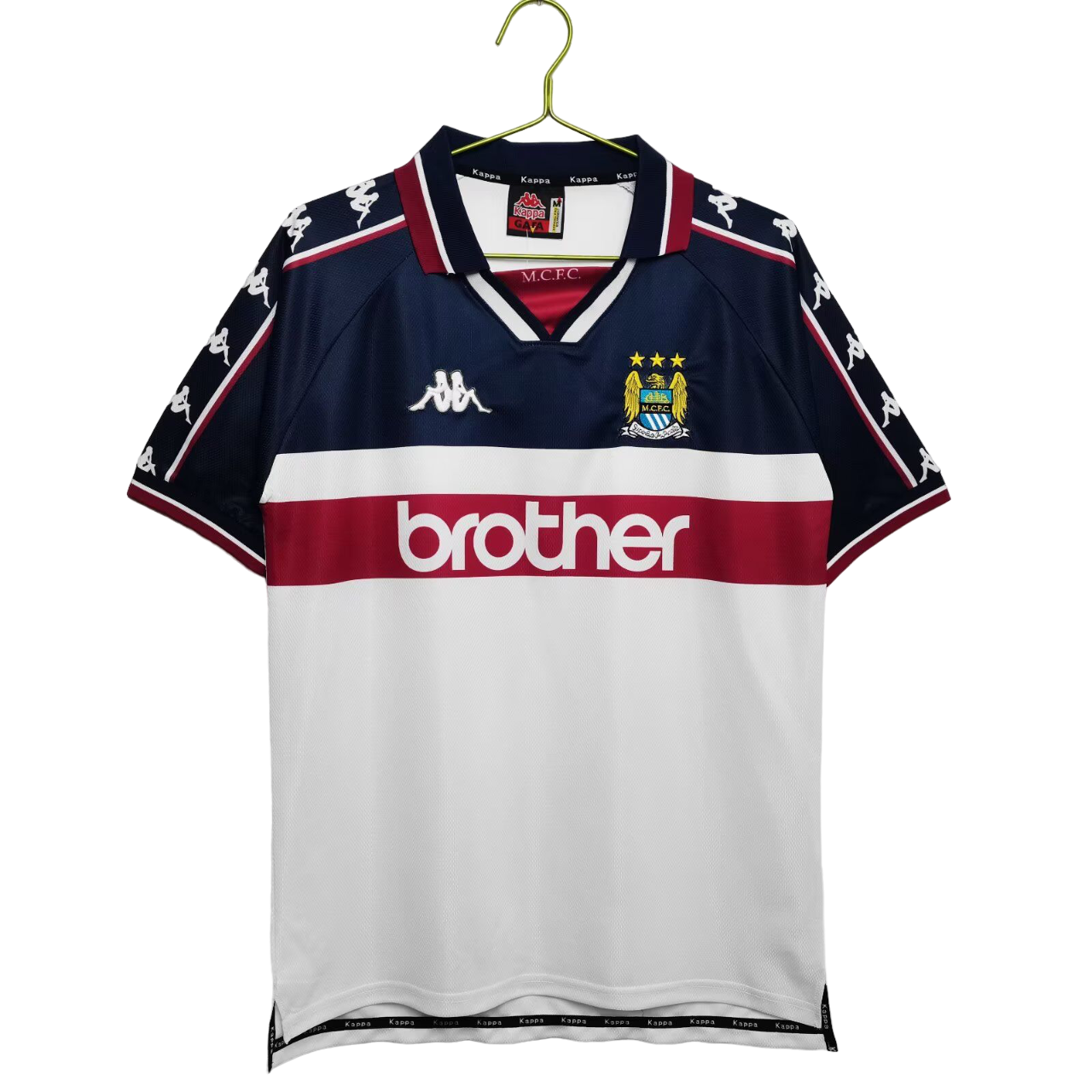 Camiseta Manchester City 1997-1998 Visitante