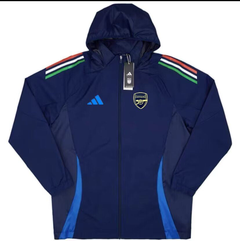 Chaqueta Arsenal 2024-2025 Azul - Cortavientos