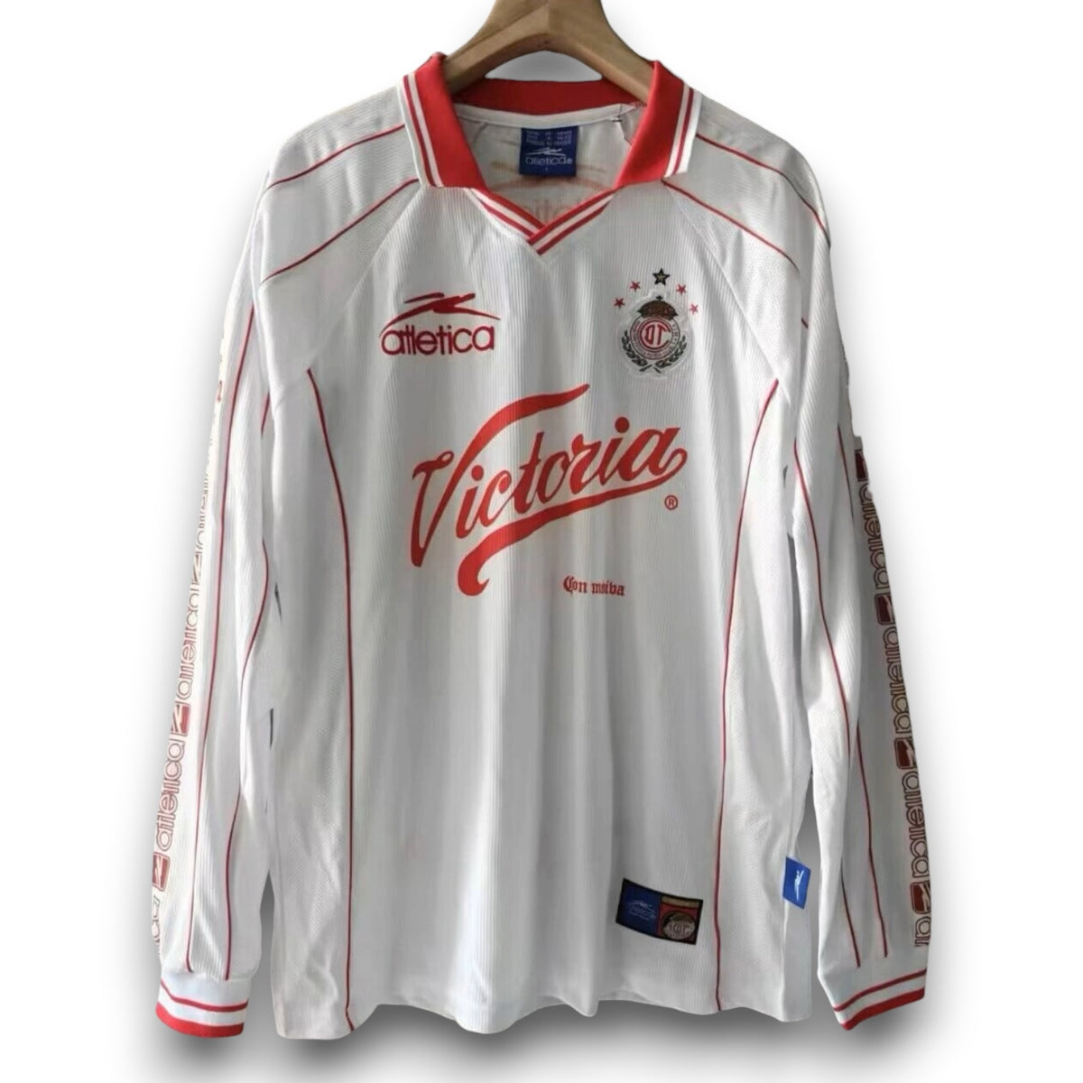 Camiseta Deportivo Toluca 1999-2000 Visitante Manga Larga