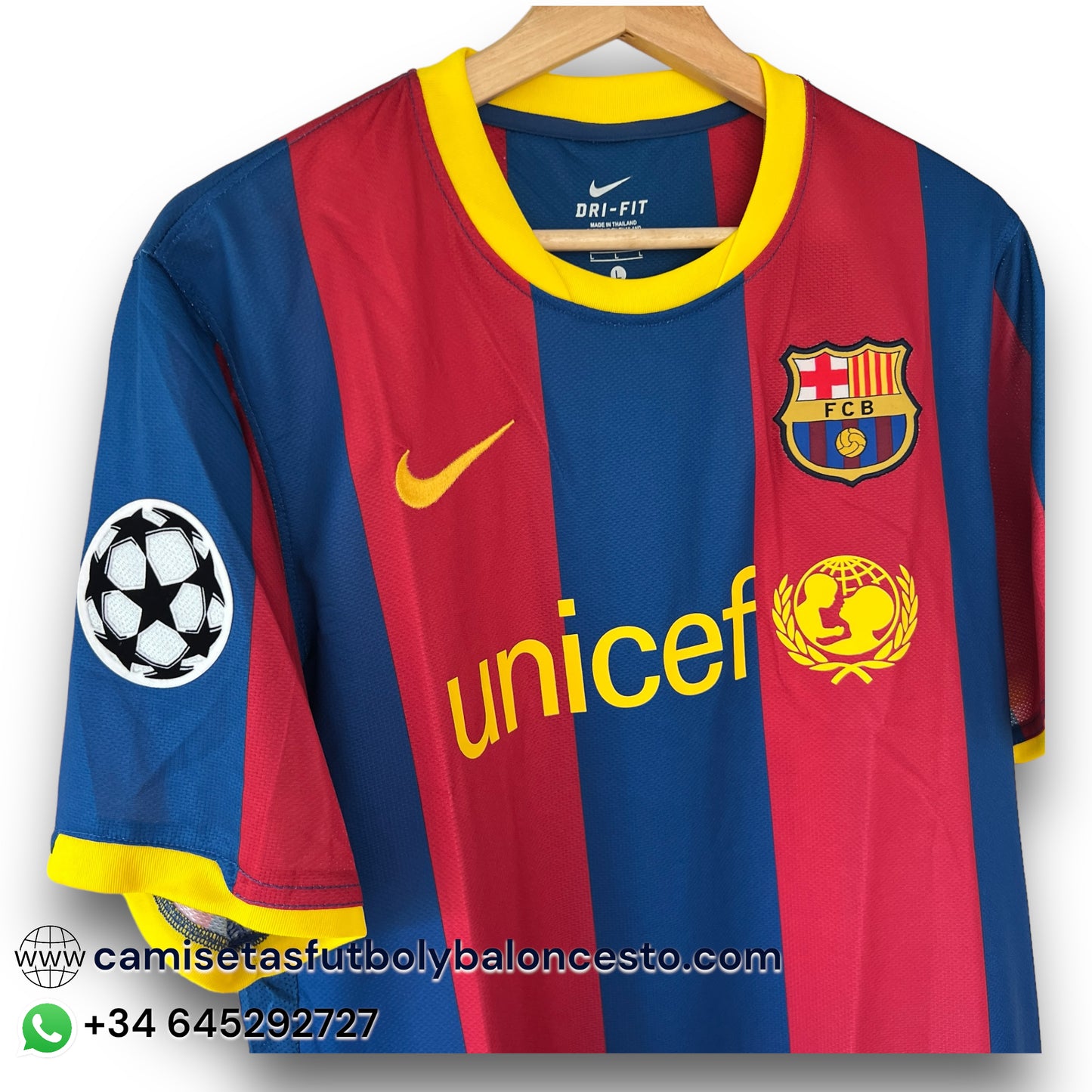 Camiseta Barcelona 2010-2011 Local