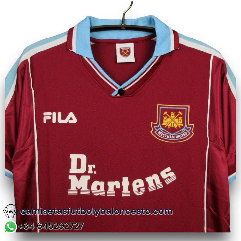 Camiseta West Ham 1999-2001 Local