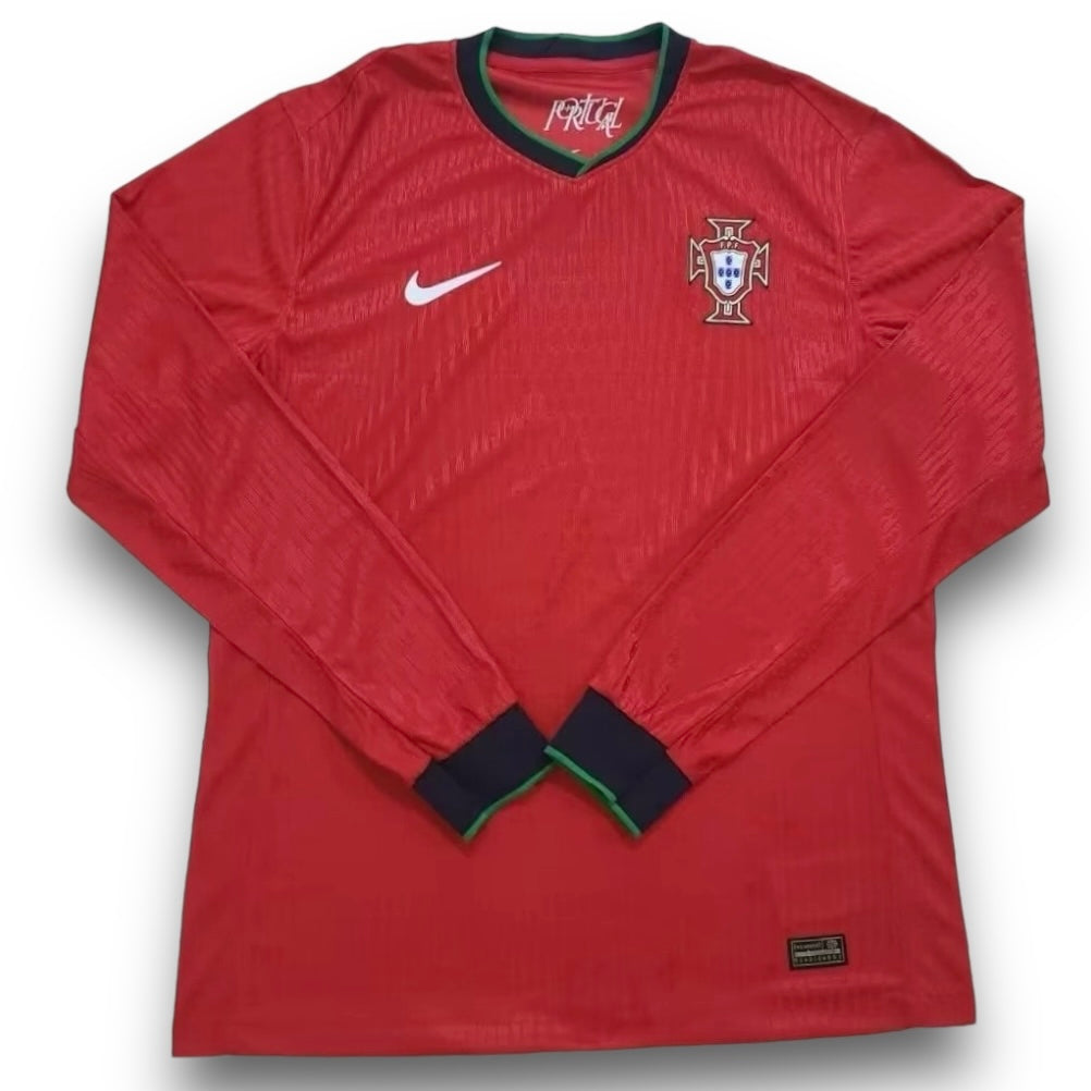 Camiseta Portugal 2024-2025 Local Manga Larga