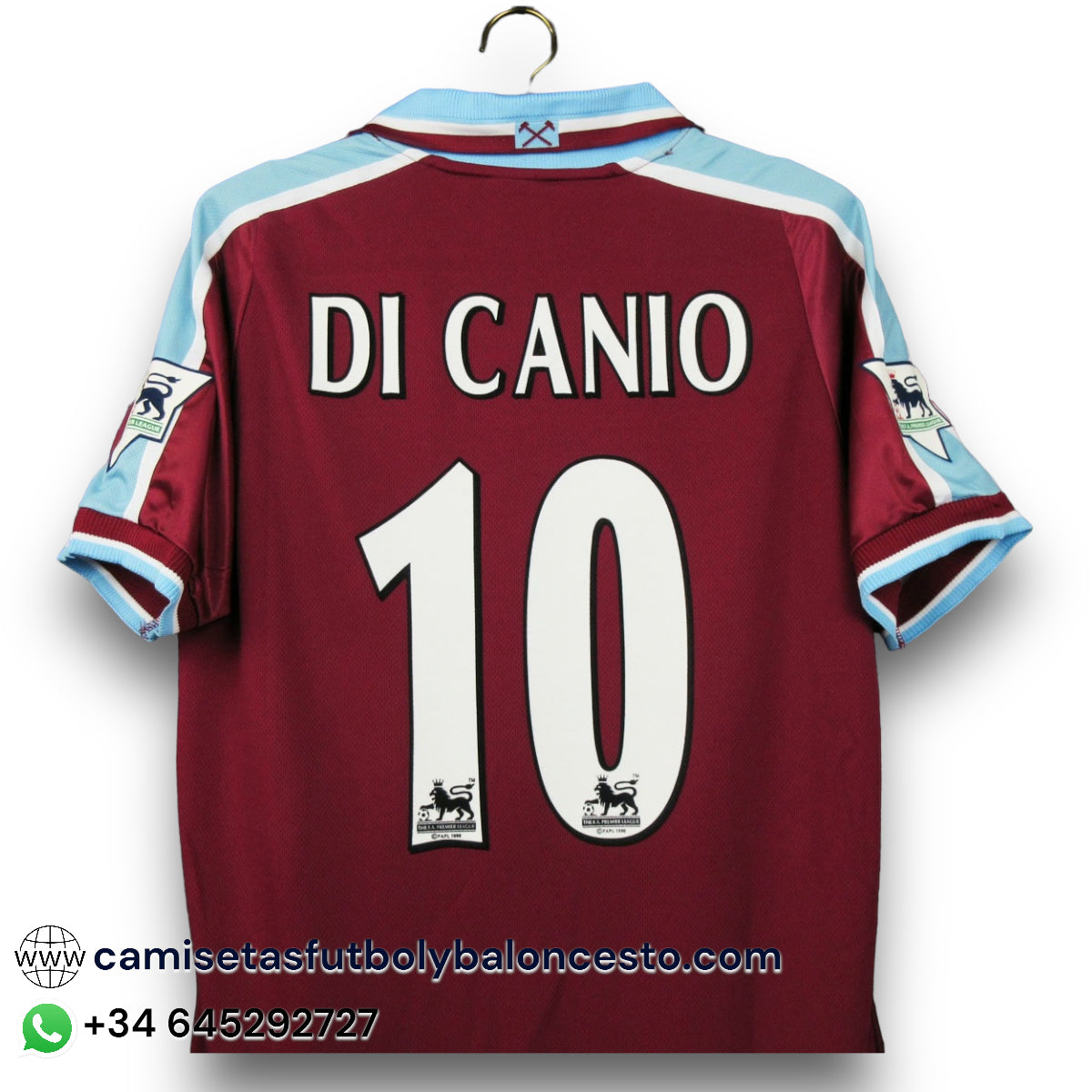 Camiseta West Ham 1999-2001 Local