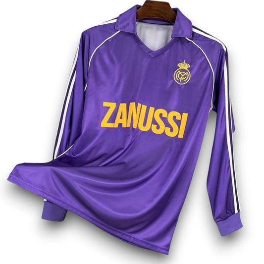 Camiseta Real Madrid 1984-85 Visitante Manga Larga