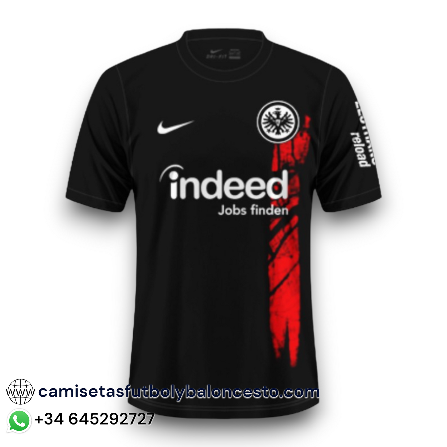 Camiseta Eintracht Frankfurt 2023-2024 Cuarta