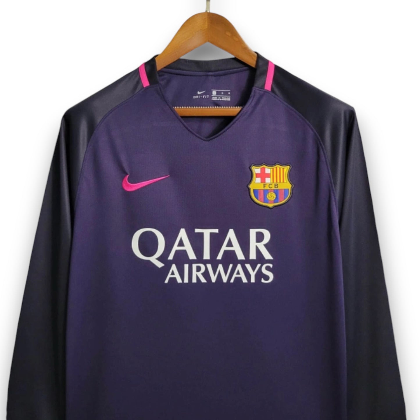 Camiseta Barcelona 2016-2017 Visitante Manga Larga