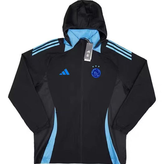 Chaqueta Ajax 2024-2025 Negro - Cortavientos