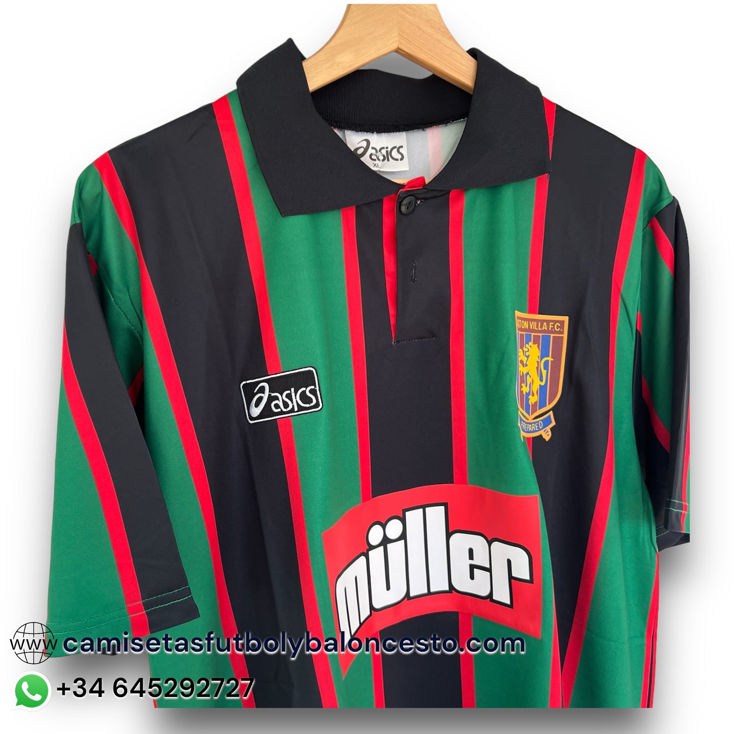 Camiseta Aston Villa 1993-1995 Visitante