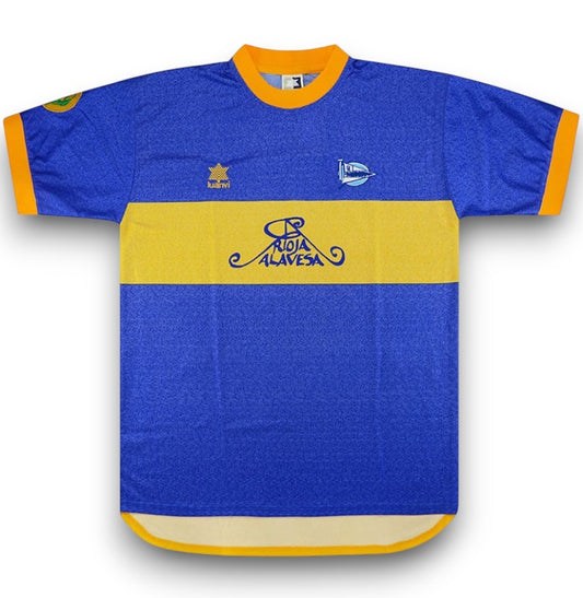 Camiseta Alavés 2000-2001 Final UEFA