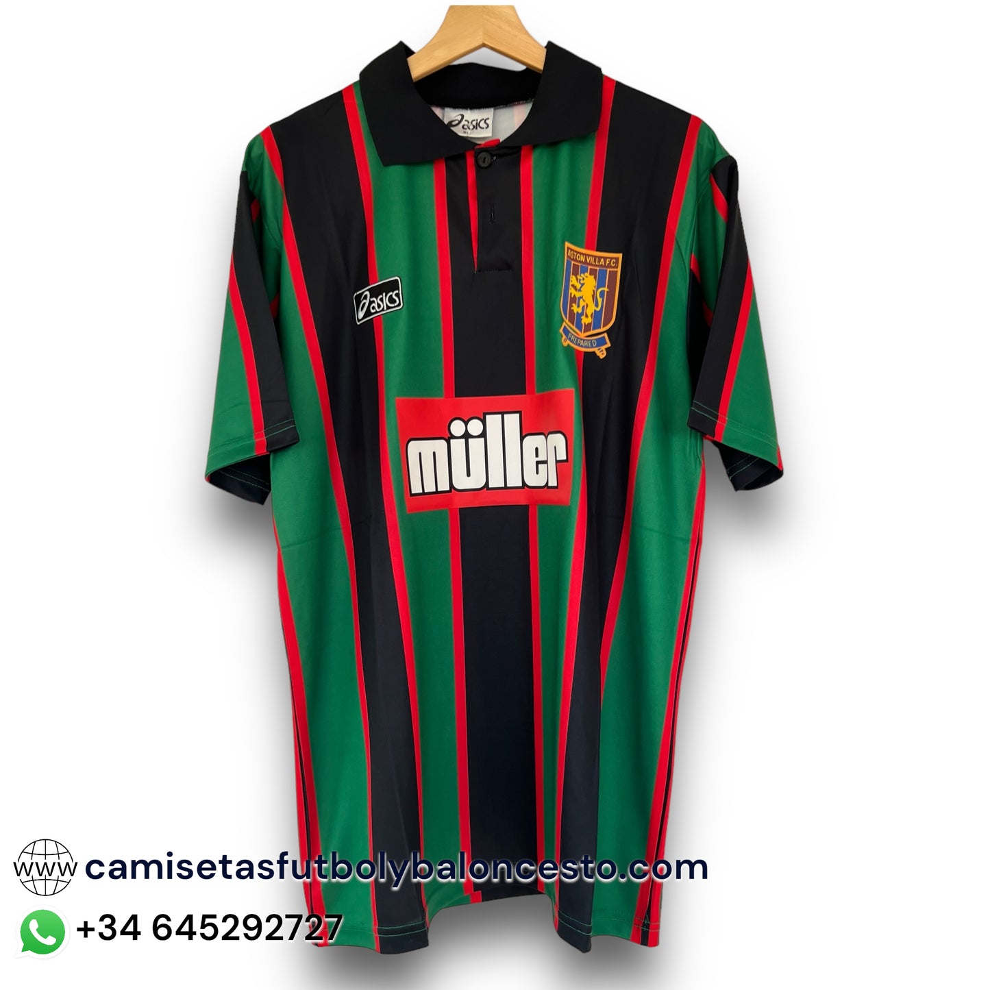 Camiseta Aston Villa 1993-1995 Visitante