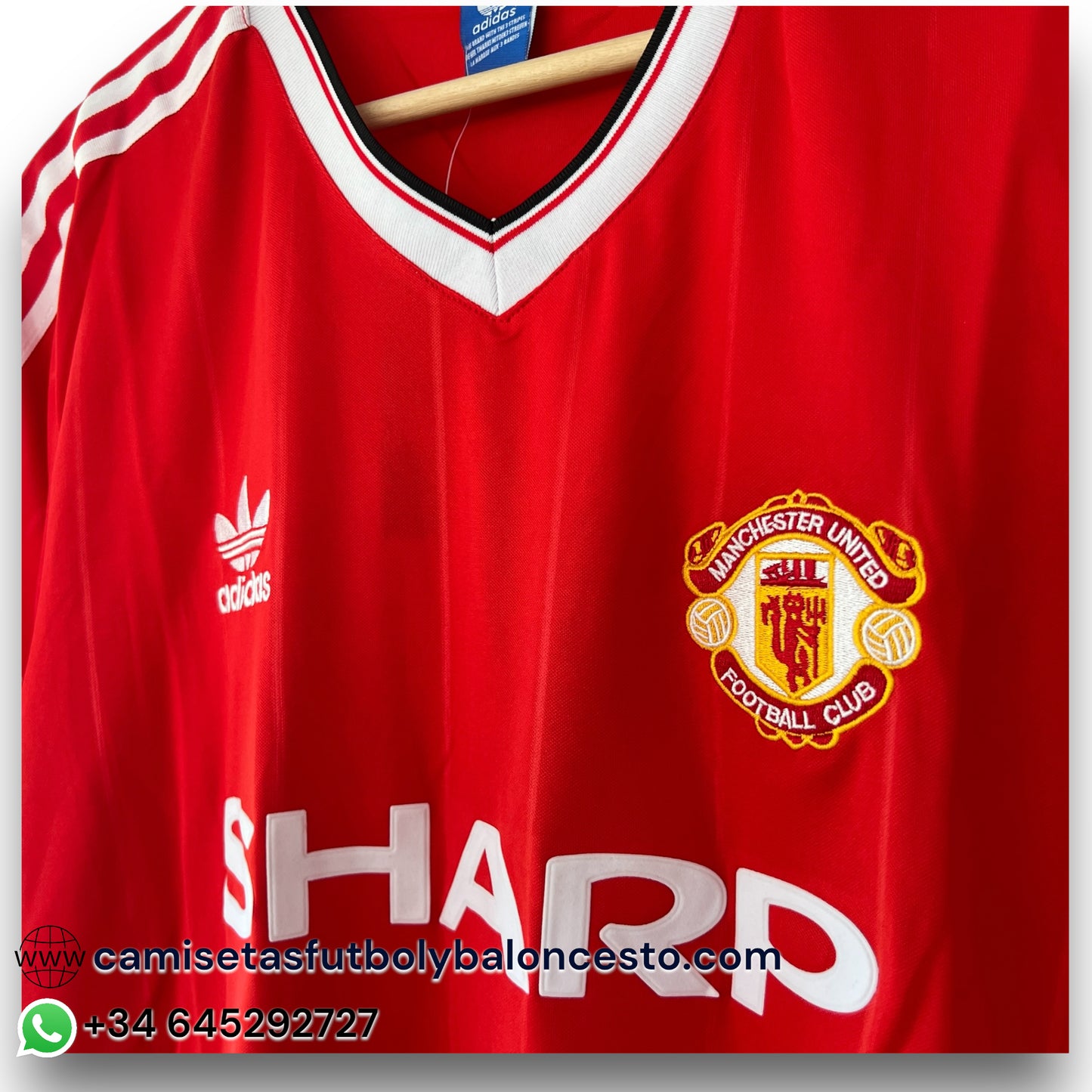 Camiseta Manchester United 1983-1984 Local