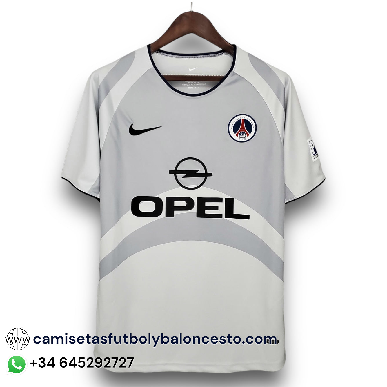 Camiseta PSG 2001-2002 Visitante