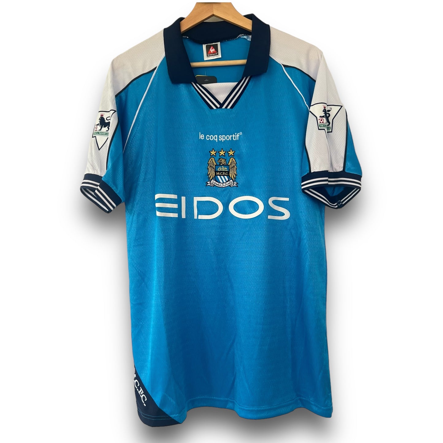 Camiseta Manchester City 1999-2001 Local