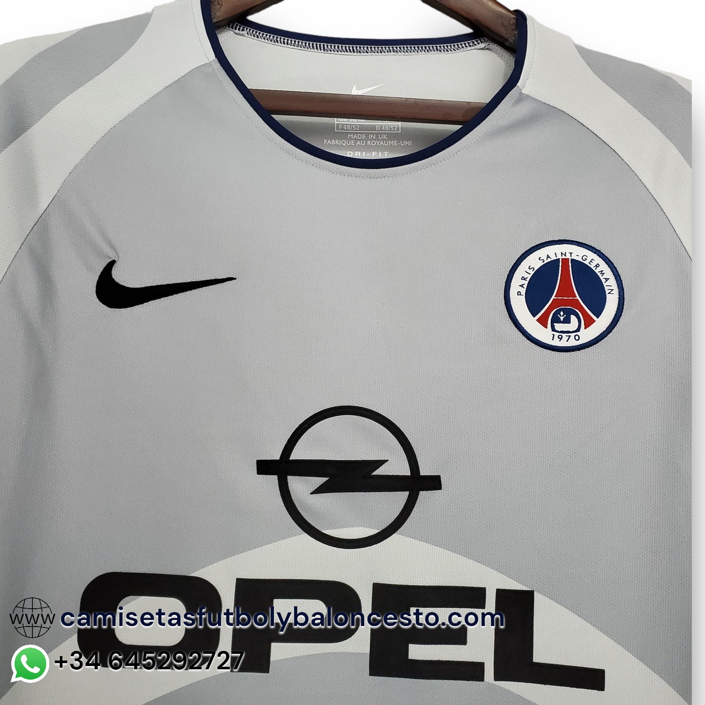 Camiseta PSG 2001-2002 Visitante