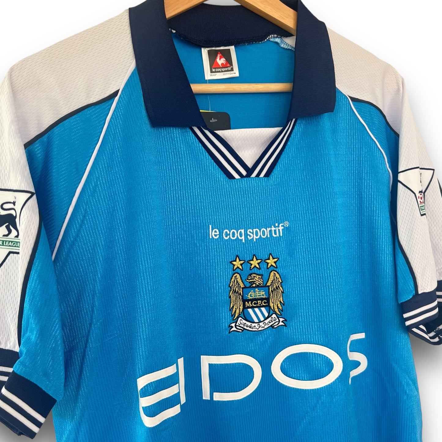 Camiseta Manchester City 1999-2001 Local