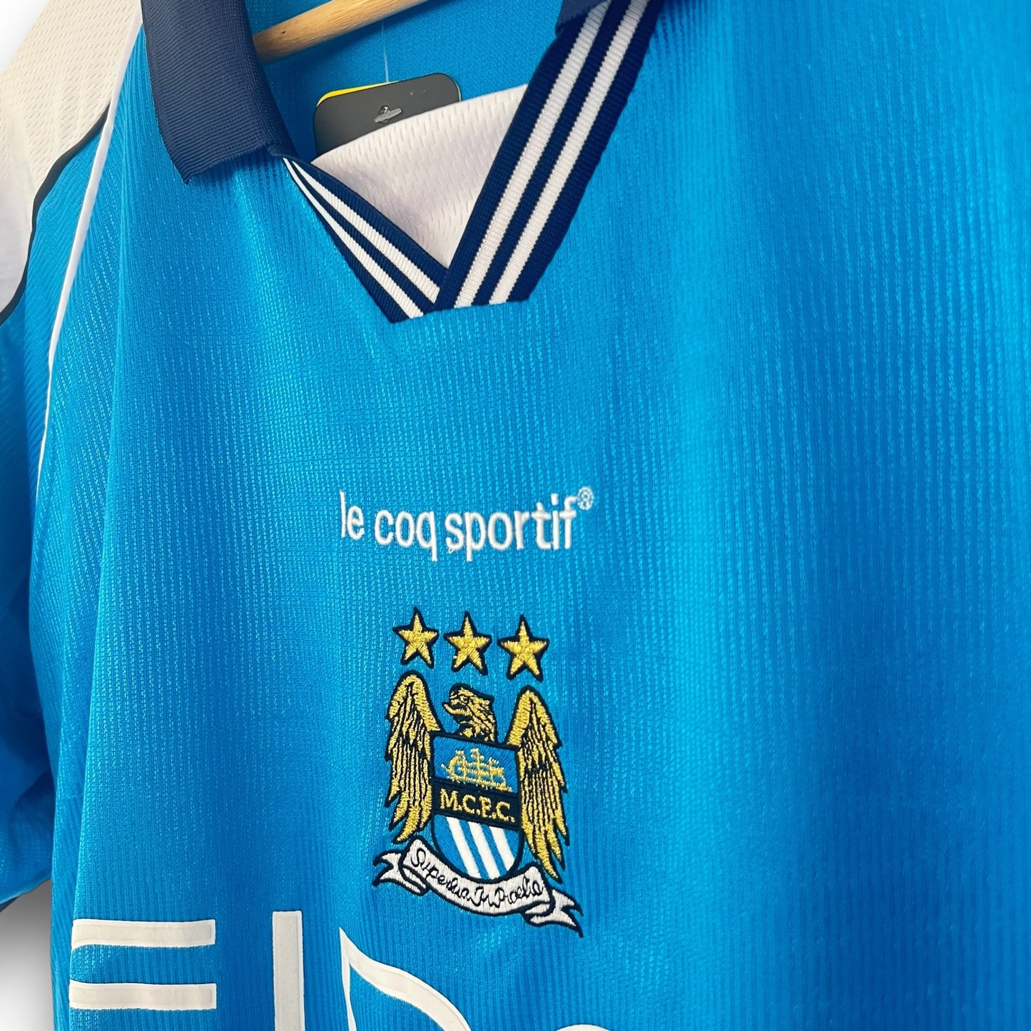 Camiseta Manchester City 1999-2001 Local