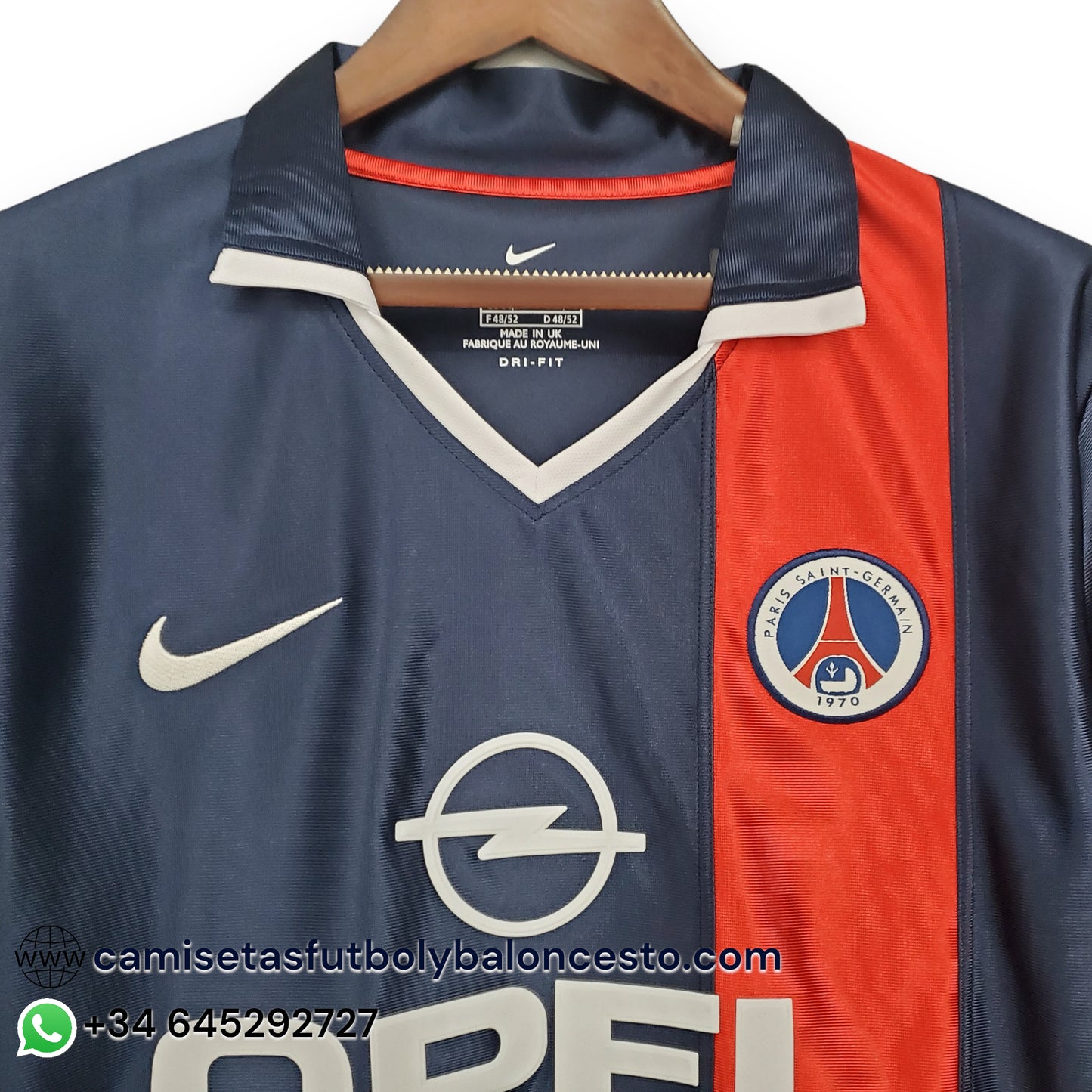 Camiseta PSG 2001-2002 Local