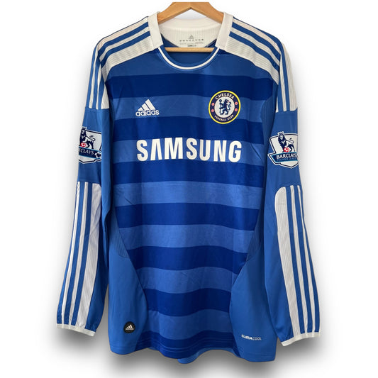 Camiseta Chelsea 2011-2012 Local - Manga Larga