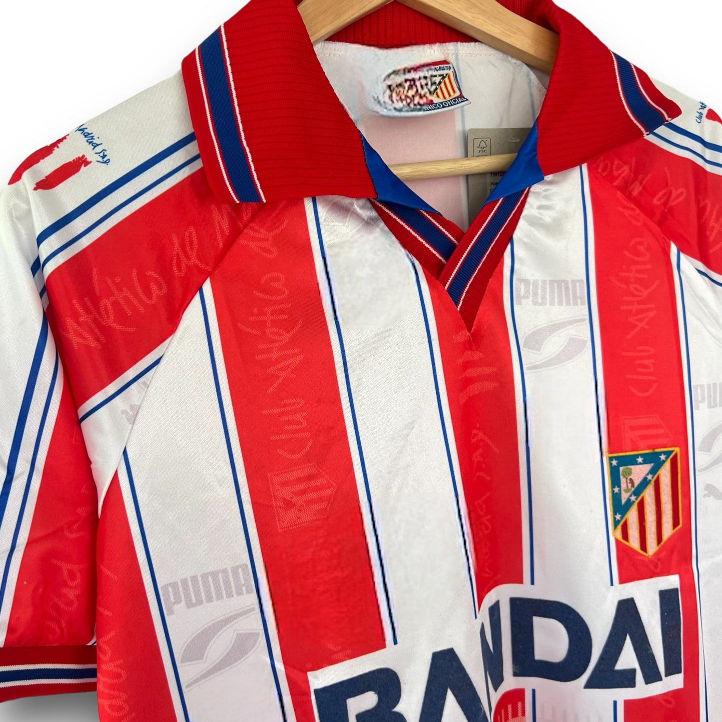 Camiseta Atletico de Madrid 1996-1997 Local