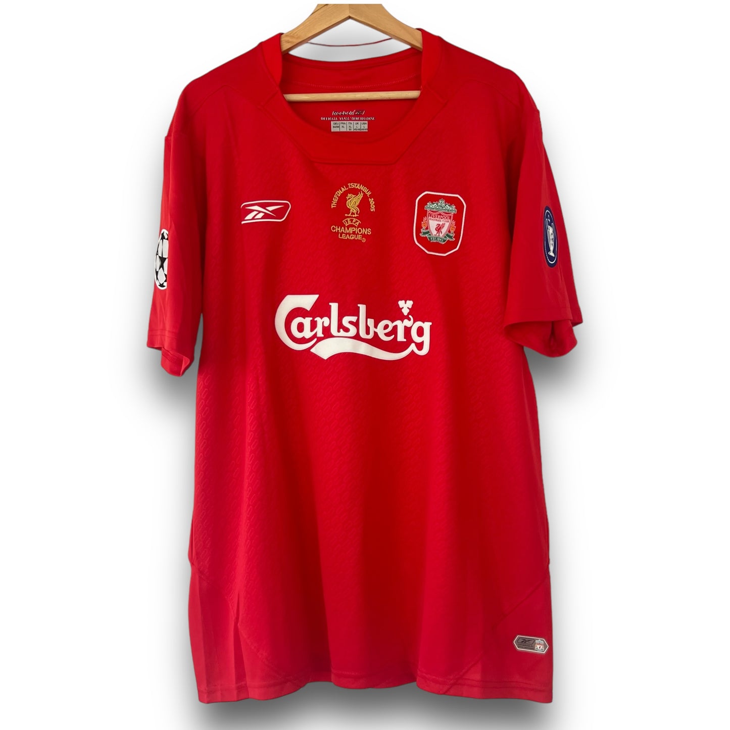 Camiseta Liverpool 2004-2005 Local - Final Champions League