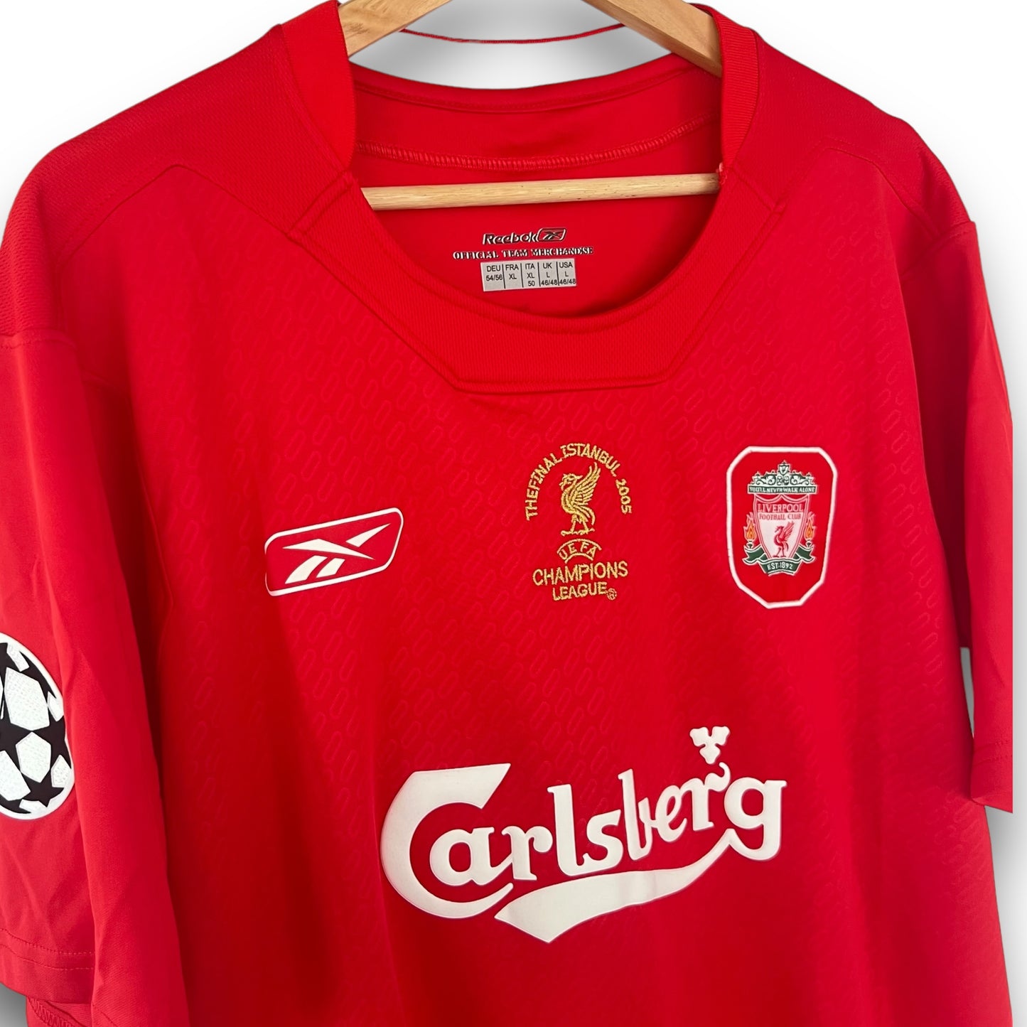 Camiseta Liverpool 2004-2005 Local - Final Champions League