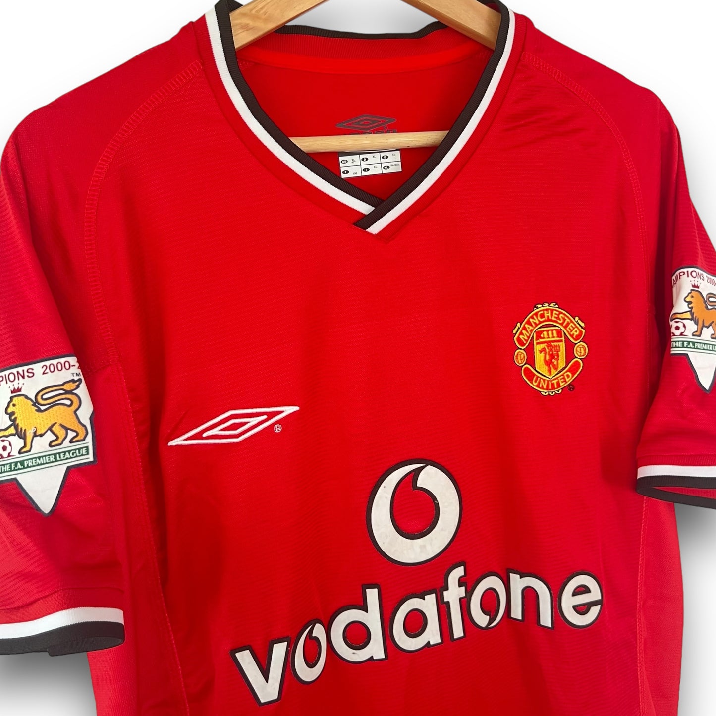 Camiseta Manchester United 2000-2001 Local