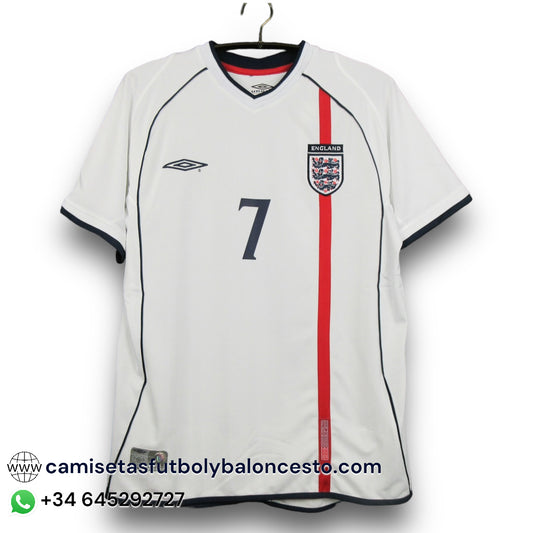 Camiseta Inglaterra 2002 Local