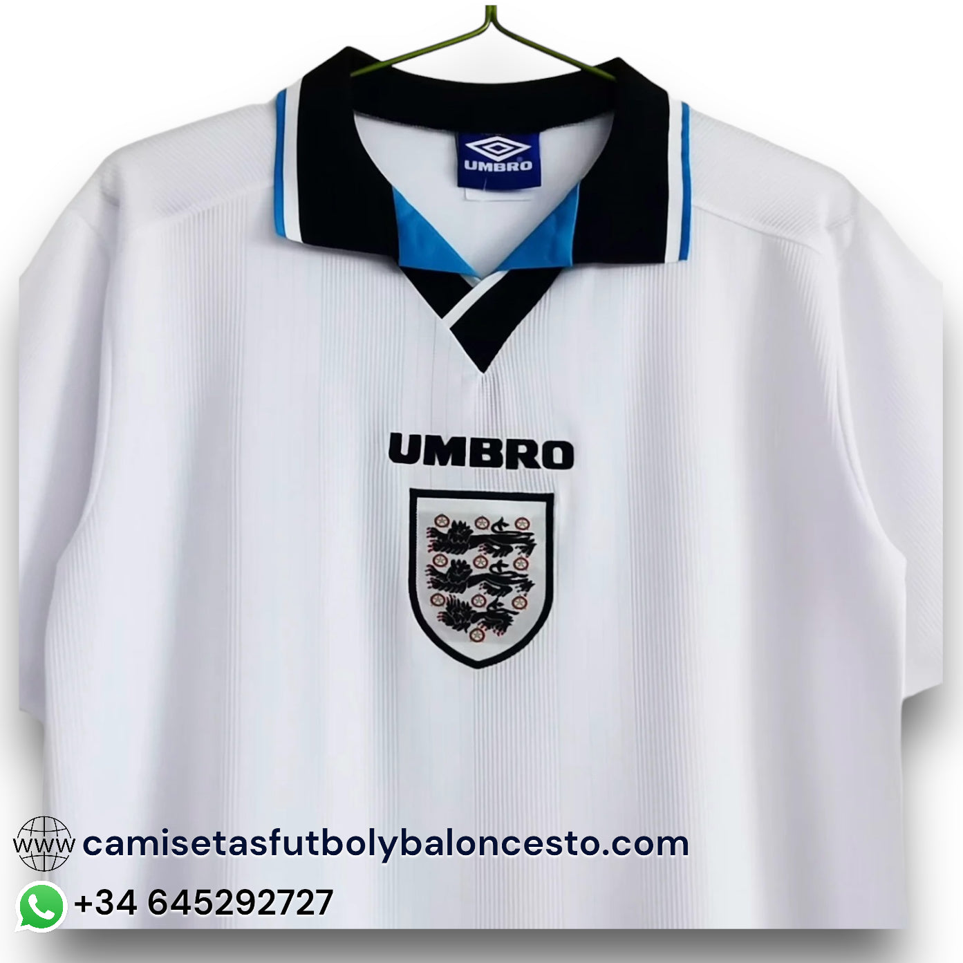 Camiseta Inglaterra 1996 Local