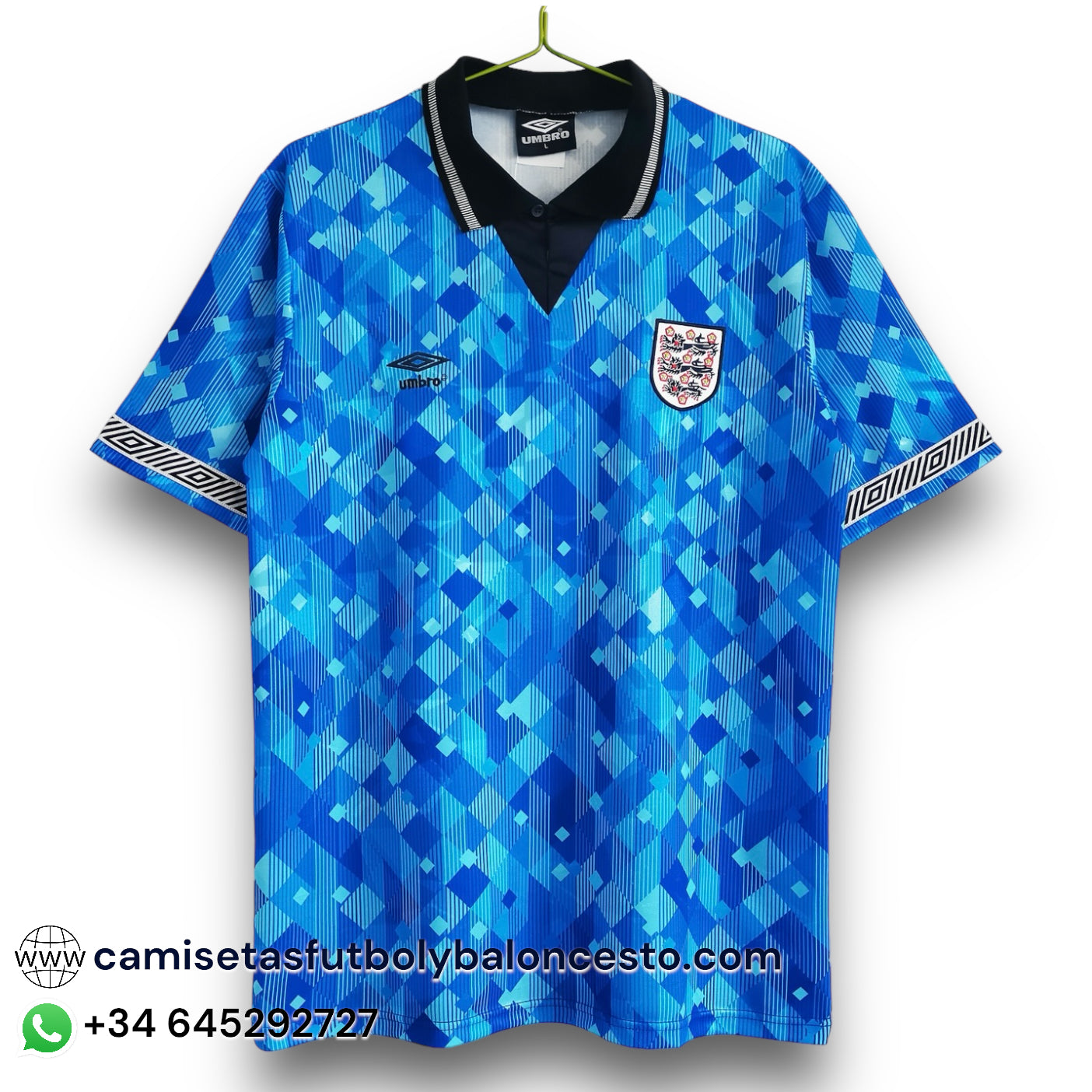 Camiseta Inglaterra 1990 Alternativa