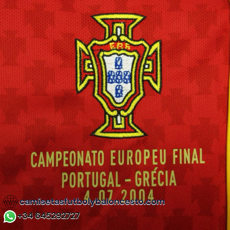 Camiseta Portugal 2004 Local - Final Eurocopa