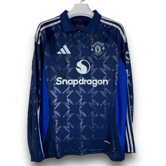 Camiseta Manchester United 2024-2025 Visitante Manga Larga