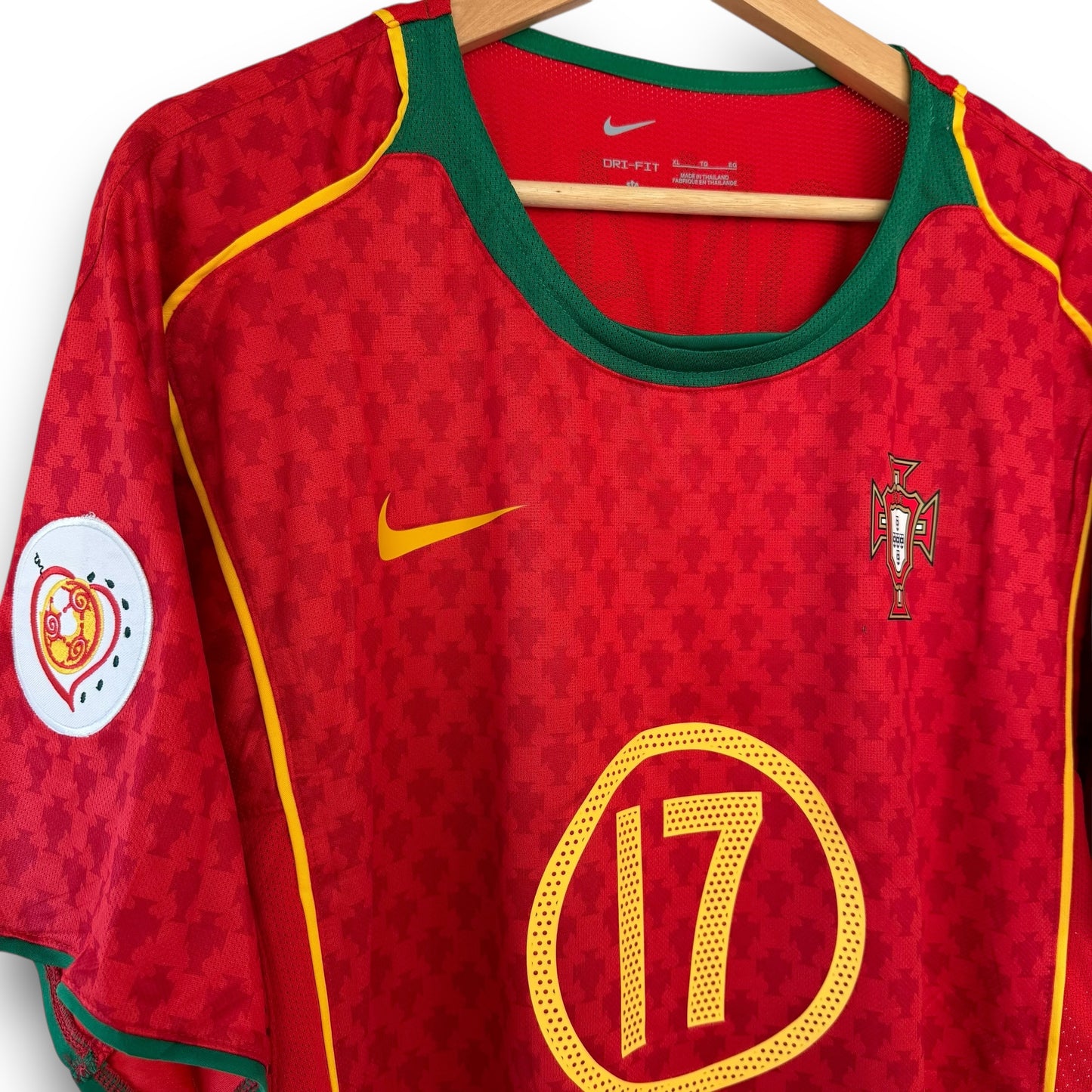 Camiseta Portugal 2004 Local - Final Eurocopa