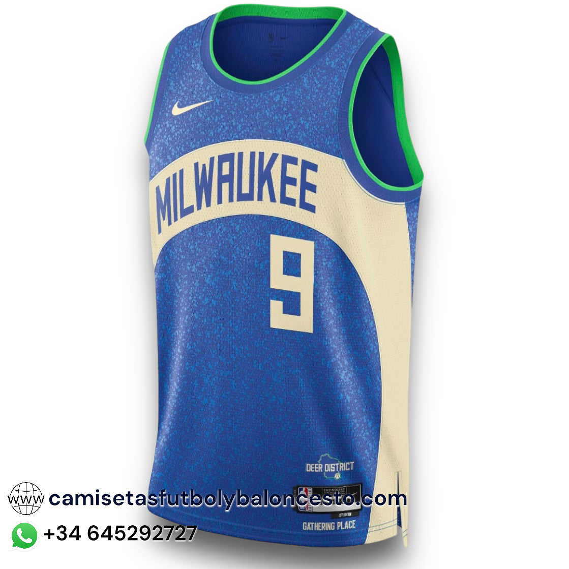 Camiseta Milwaukee Bucks City Edition 2023-2024