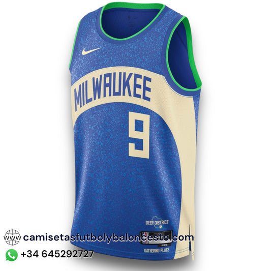 Camiseta Milwaukee Bucks City Edition 2023-2024