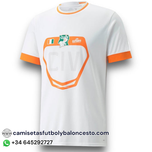 Camiseta Costa Marfil 2022 Visitante