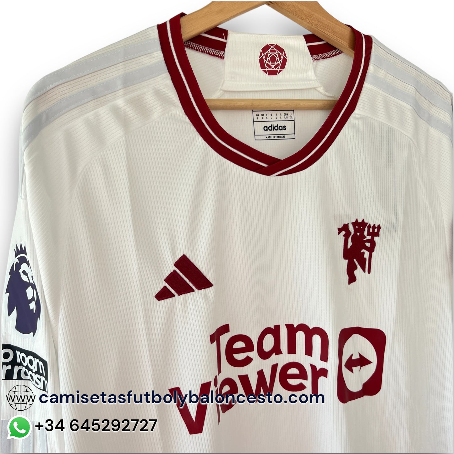 Camiseta Manchester United 2023-2024 Alternativa Manga Larga