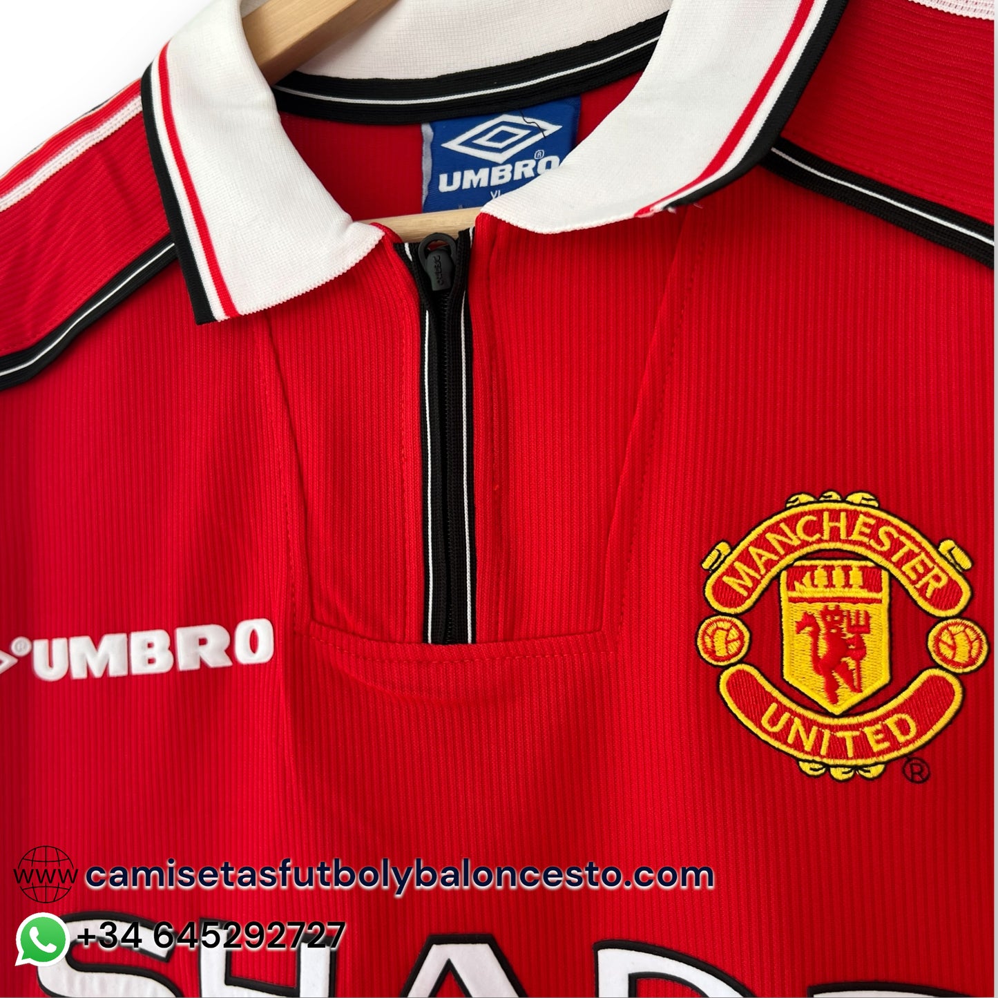 Camiseta Manchester United 1998-1999 Local