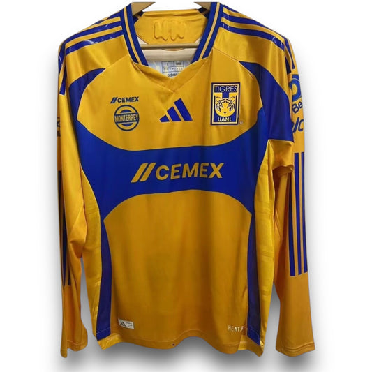 Camiseta Tigres UANL 2024-2025 Local Manga Larga