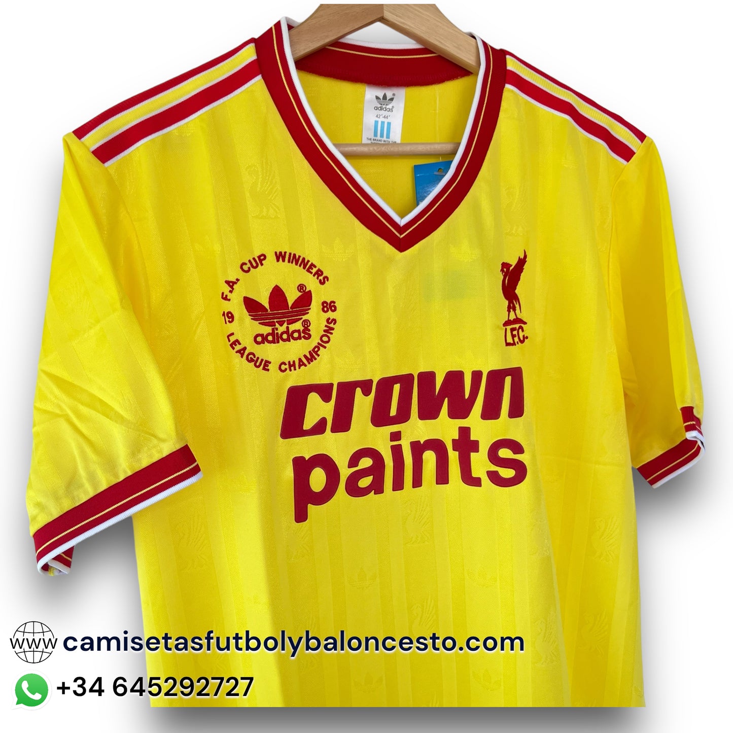 Camiseta Liverpool 1985-1986 Alternativa