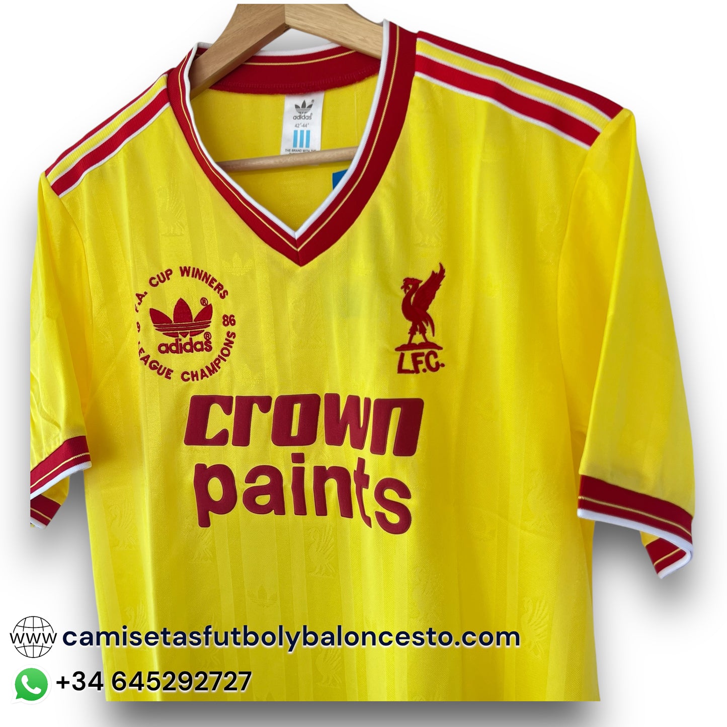 Camiseta Liverpool 1985-1986 Alternativa