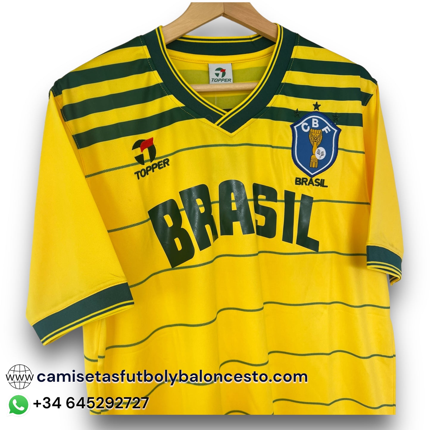 Camiseta Brasil 1984 Local