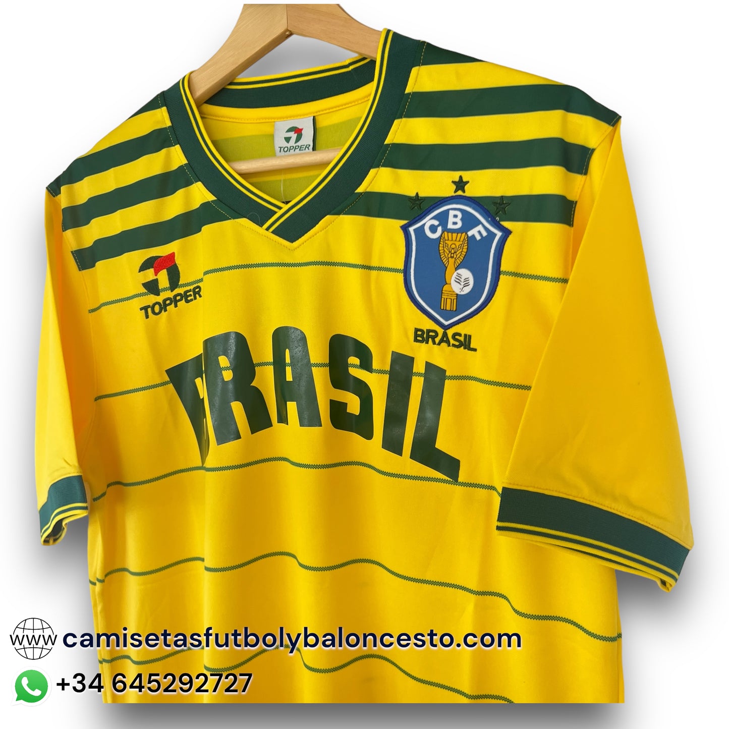 Camiseta Brasil 1984 Local