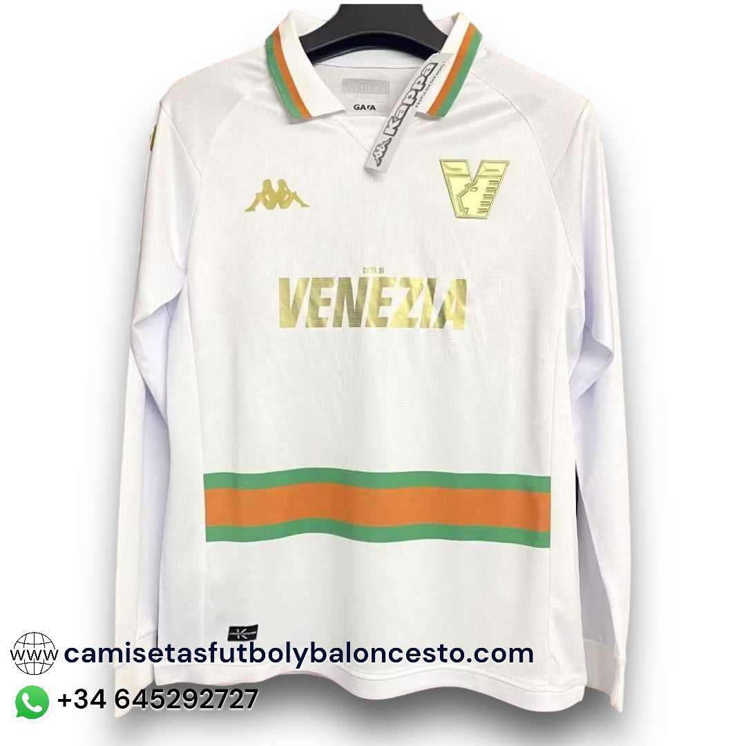 Camiseta Venezia 2023-2024 Visitante Manga Larga