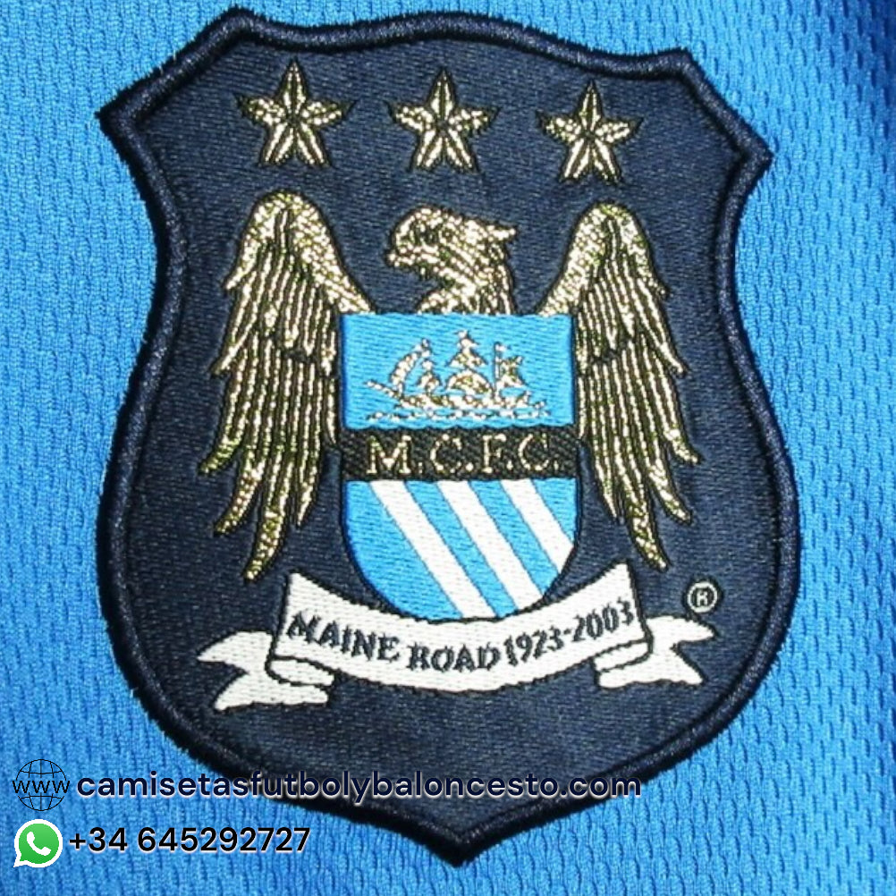 Camiseta Manchester City 2002-2003 Local