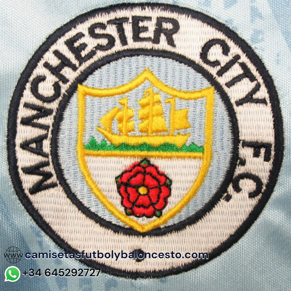 Camiseta Manchester City 1989-1990 Local