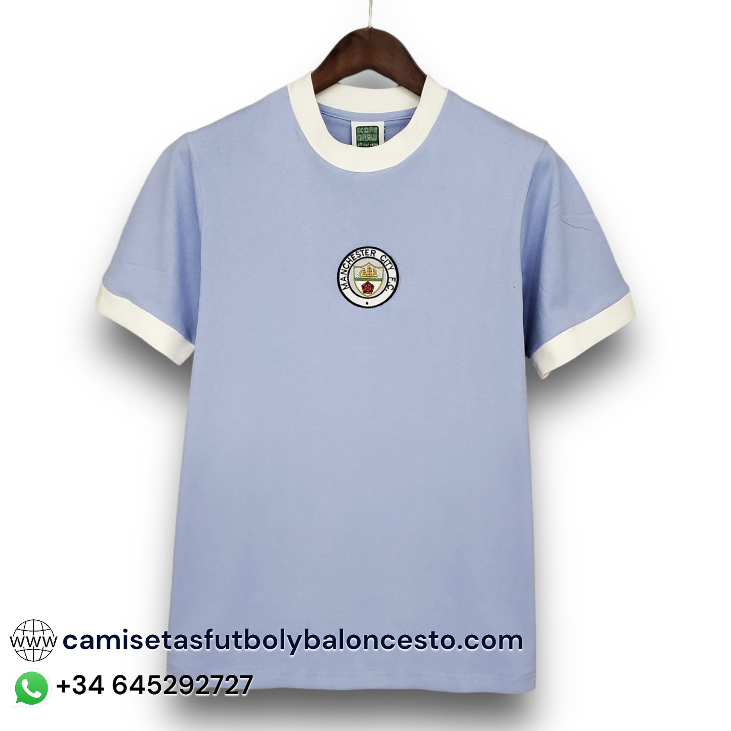 Camiseta Manchester City 1972 Local