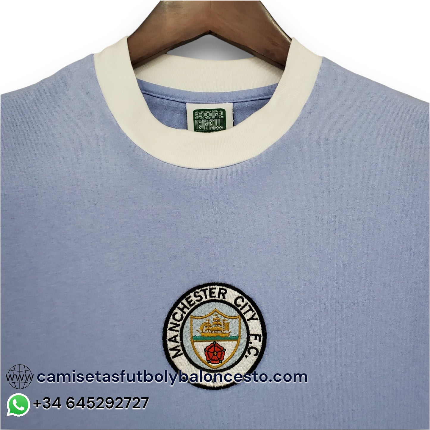 Camiseta Manchester City 1972 Local